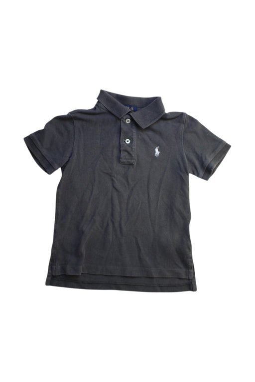 A Navy Short Sleeve Polos from Polo Ralph Lauren in size 3T for boy. (Front View)