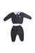 A Grey Pants Sets from Caramelo Kids in size 0-3M for boy. (Front View)