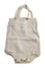 A Beige Overall Shorts from Nanos in size 3-6M for girl. (Front View)