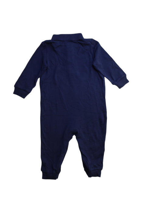 A Navy Long Sleeve Rompers from Ralph Lauren in size 6-12M for boy. (Back View)