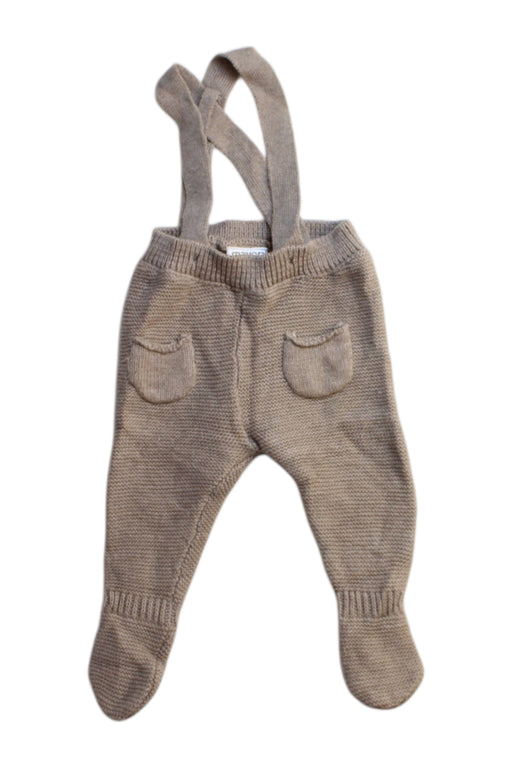 A Beige Long Overalls from Mayoral in size 0-3M for neutral. (Front View)