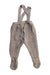 A Beige Long Overalls from Mayoral in size 0-3M for neutral. (Back View)