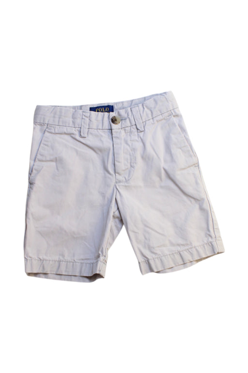 A White Shorts from Polo Ralph Lauren in size 3T for boy. (Front View)