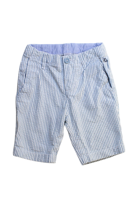 A Blue Shorts from Petit Bateau in size 3T for boy. (Front View)
