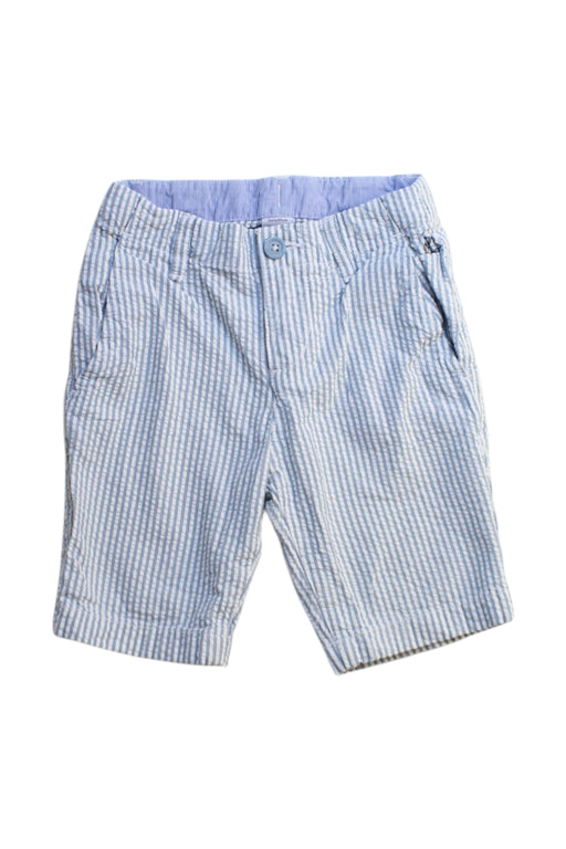 A Blue Shorts from Petit Bateau in size 3T for boy. (Front View)