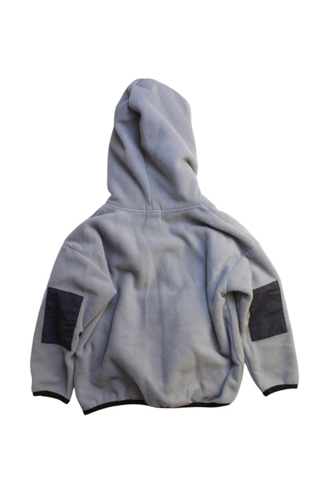 A Grey Hooded Sweatshirts from Bape by A Bathing Ape in size 4T for boy. (Back View)