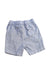 A Blue Shorts from The Little White Company in size 3T for boy. (Back View)