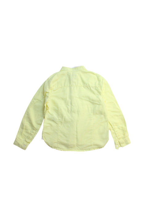 A Yellow Long Sleeve Shirts from Cyrillus in size 3T for boy. (Back View)