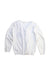 A White Cardigans from Petit Bateau in size 3T for girl. (Back View)