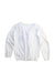 A White Cardigans from Petit Bateau in size 3T for girl. (Back View)