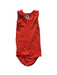 A Orange Sleeveless Bodysuits from Petit Bateau in size 0-3M for neutral. (Front View)
