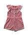 A Red Sleeveless Rompers from Gingersnaps in size 2T for girl. (Front View)