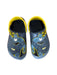 A Black Slip Ons from Crocs in size 5T for boy. (Front View)