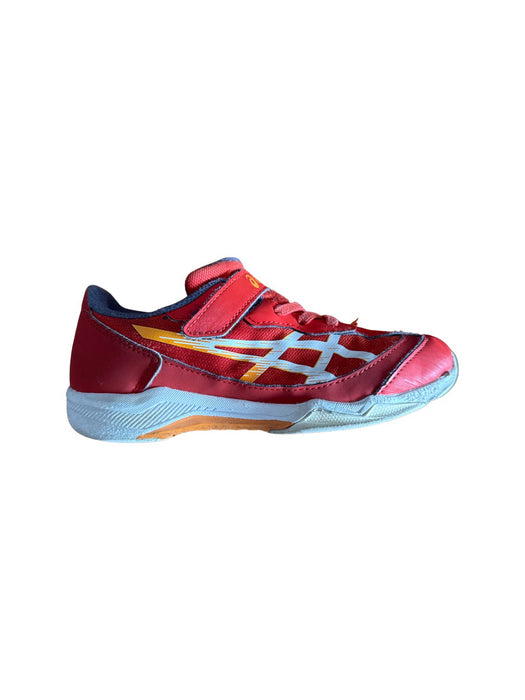 A Red Sneakers from ASICS in size 6T for neutral. (Back View)