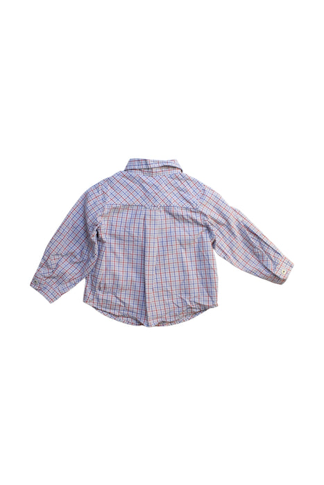 A Blue Long Sleeve Shirts from Jacadi in size 6-12M for boy. (Back View)