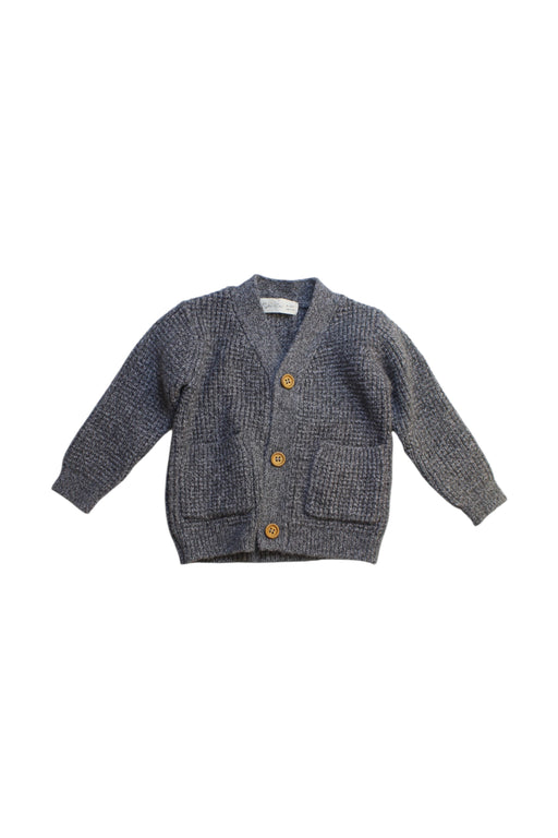 A Grey Cardigans from Rylee + Cru in size 6-12M for boy. (Front View)