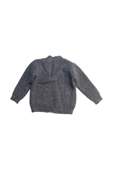 A Grey Cardigans from Rylee + Cru in size 6-12M for boy. (Back View)