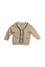 A Beige Cardigans from Egg Baby in size 6-12M for boy. (Front View)