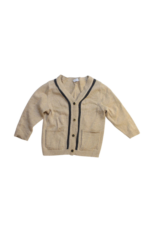 A Beige Cardigans from Egg Baby in size 6-12M for boy. (Front View)