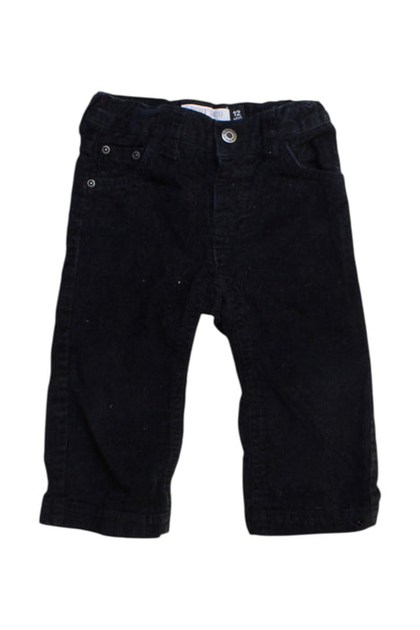 A Black Jeans from Bout'Chou in size 6-12M for boy. (Front View)