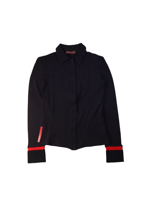 A Black Blazers from Prada in size 12Y for boy. (Front View)