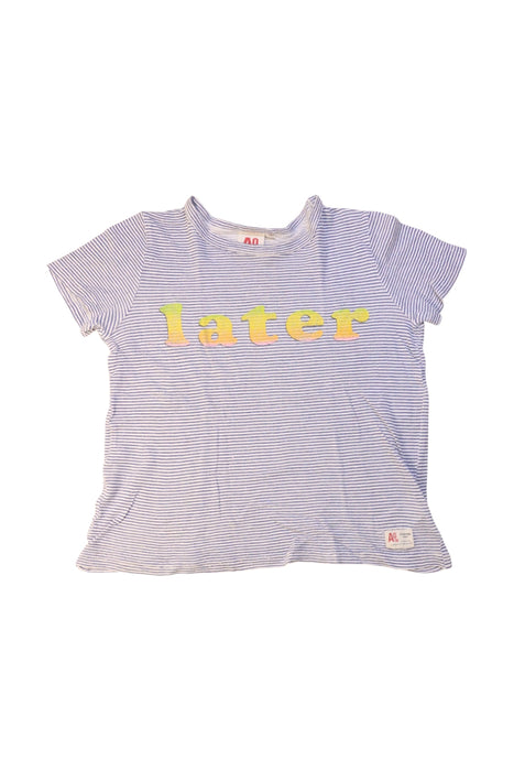 A Blue Short Sleeve T Shirts from American Outfitters in size 6T for girl. (Front View)