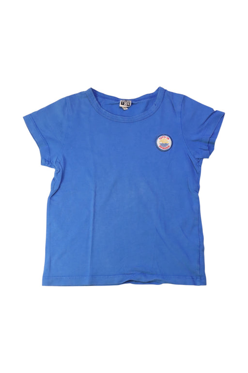A Blue Short Sleeve T Shirts from Bonton in size 8Y for girl. (Front View)