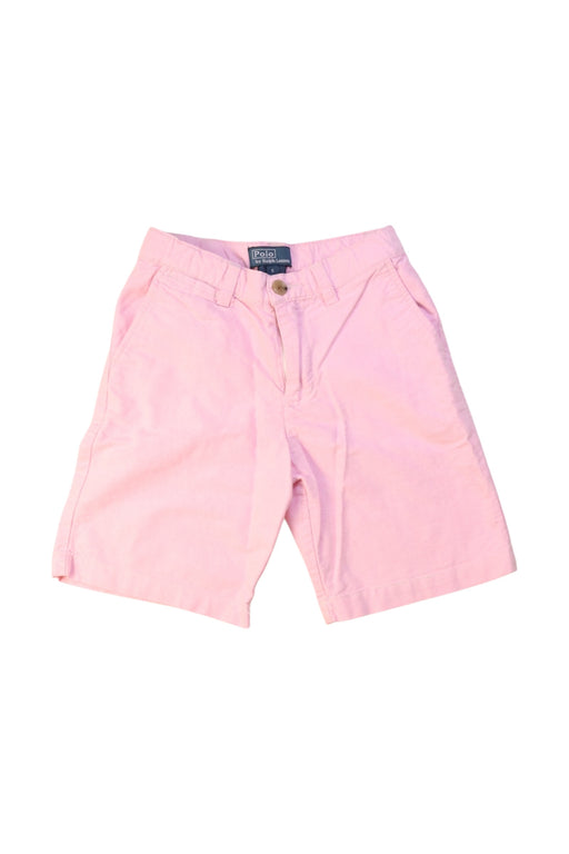 A Pink Shorts from Polo Ralph Lauren in size 6T for girl. (Front View)