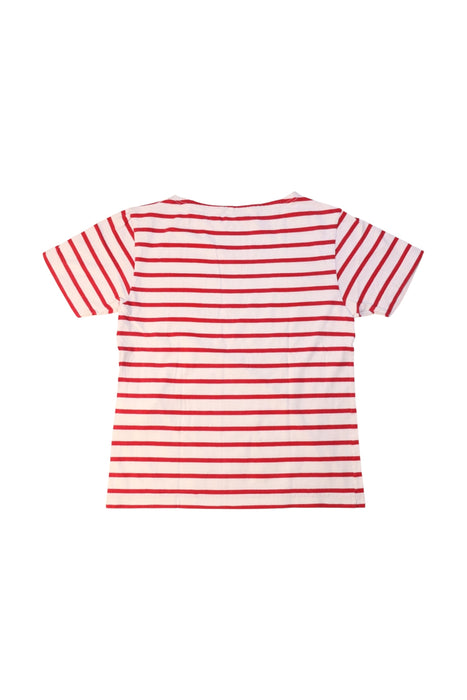 A Red Short Sleeve T Shirts from Armor Lux in size 6T for girl. (Back View)