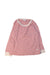 A Red Long Sleeve Tops from Petit Bateau in size 4T for girl. (Front View)