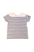 A White Short Sleeve T Shirts from Monoprix in size 5T for girl. (Front View)