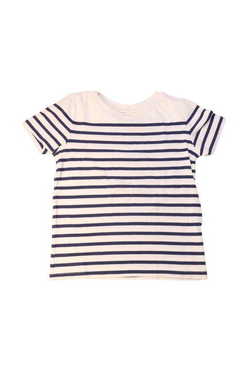 A White Short Sleeve T Shirts from Monoprix in size 5T for girl. (Front View)