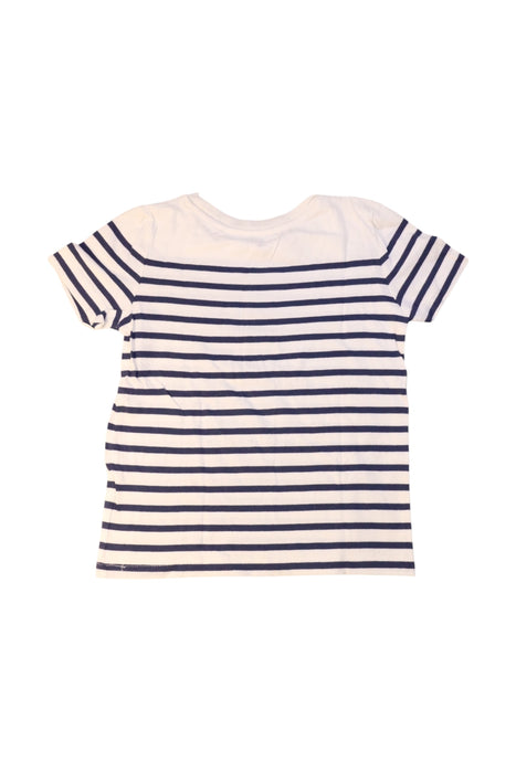 A White Short Sleeve T Shirts from Monoprix in size 5T for girl. (Back View)