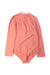 A Peach Long Sleeve Bodysuits from Mini Rodini in size 9Y for girl. (Back View)