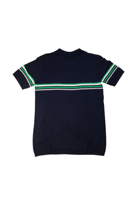 A Navy Short Sleeve Tops from IKKS in size 14Y for girl. (Back View)