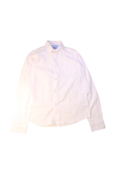 A White Long Sleeve Shirts from Dr. Kid in size 14Y for girl. (Front View)