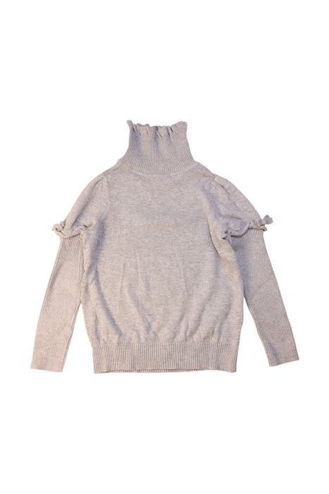 A Grey Knit Sweaters from Nicholas & Bears in size 4T for girl. (Front View)