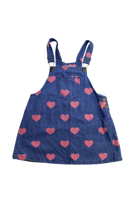 A Blue Overall Dresses from Konges Sløjd in size 4T for girl. (Front View)