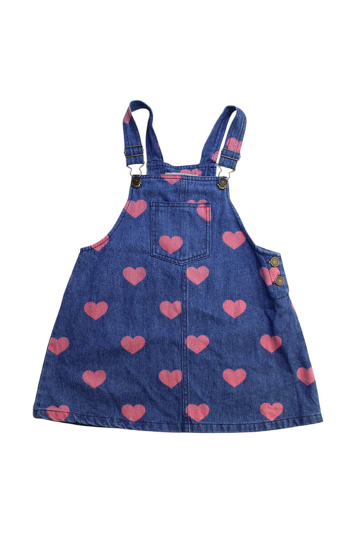 A Blue Overall Dresses from Konges Sløjd in size 4T for girl. (Front View)