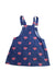 A Blue Overall Dresses from Konges Sløjd in size 4T for girl. (Back View)