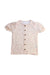 A Beige Short Sleeve Shirts from Jamie Kay in size 4T for girl. (Front View)