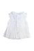 A White Sleeveless Tops from Purete du... Bebe in size 4T for girl. (Back View)
