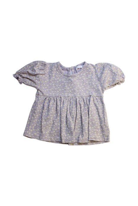 A Grey Short Sleeve Tops from Jamie Kay in size 3T for girl. (Front View)