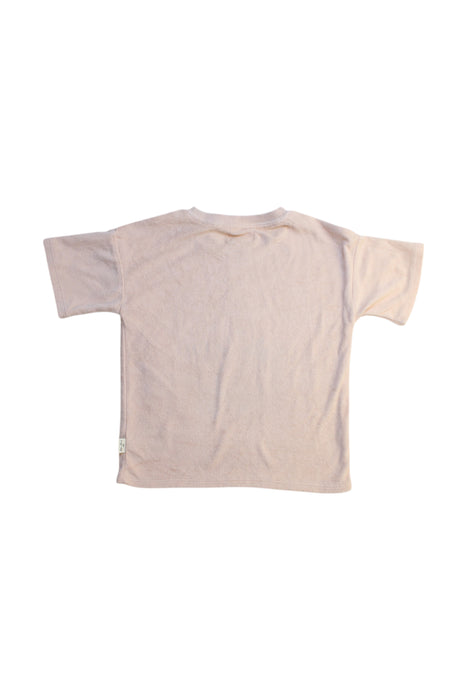 A Pink Short Sleeve T Shirts from Konges Sløjd in size 4T for girl. (Back View)