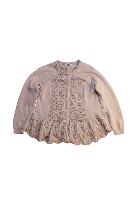A Beige Cardigans from Konges Sløjd in size 4T for girl. (Front View)