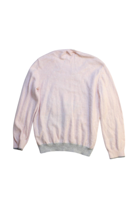 A Pink Knit Sweaters from The Bonnie Mob in size 5T for girl. (Back View)