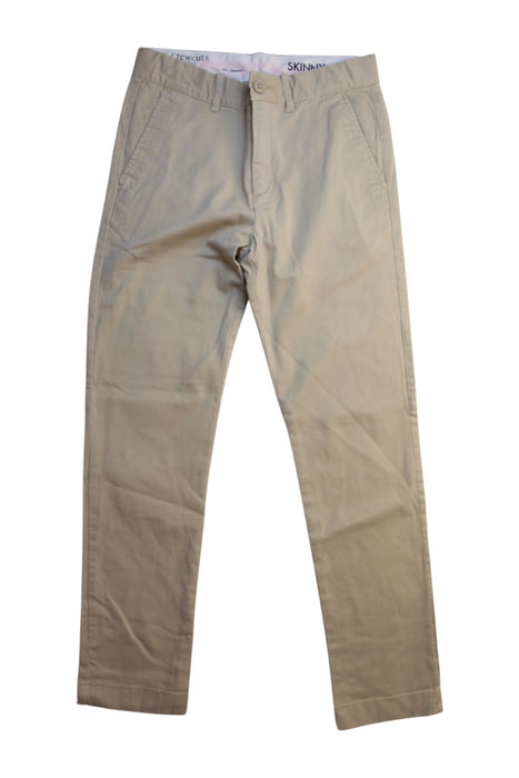 A Beige Casual Pants from Crewcuts in size 12Y for boy. (Front View)