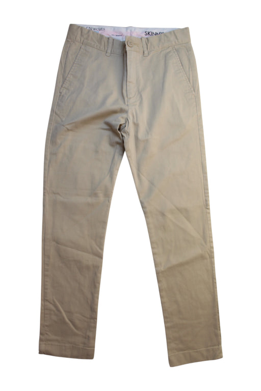 A Beige Casual Pants from Crewcuts in size 12Y for boy. (Front View)