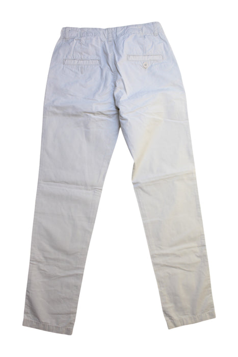 A White Casual Pants from Petit Bateau in size 10Y for boy. (Back View)