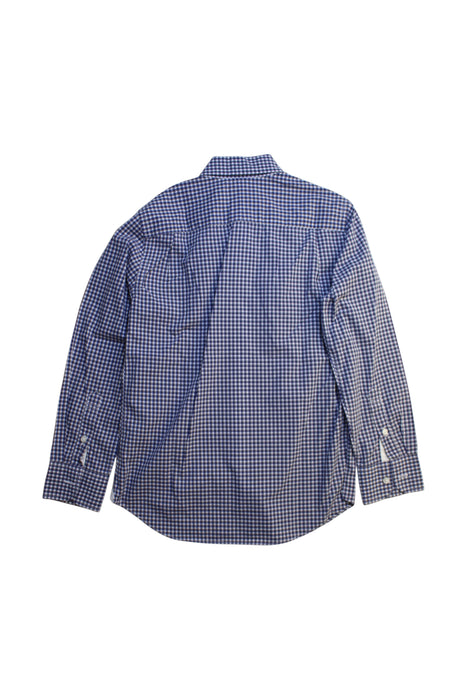 A Blue Long Sleeve Shirts from Crewcuts in size 10Y for boy. (Back View)
